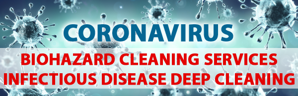 coronavirus biohazard cleaning